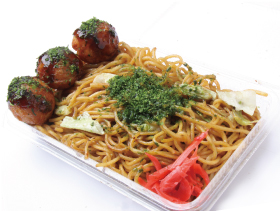 揚げたこ焼きソース焼きそば